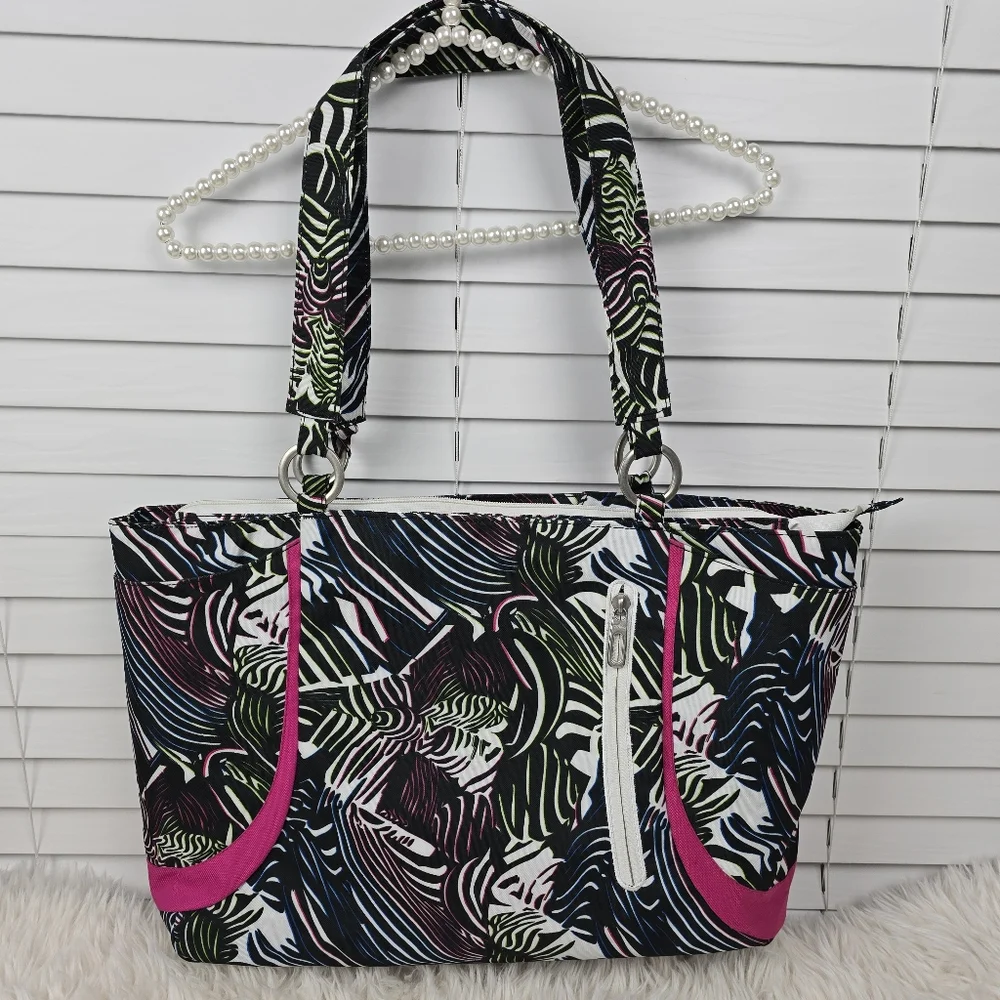 High Sierra Tote Bag with Zippered Closure